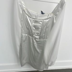 White Princess Polly Corset Mini Dress size US 6 *NEW WITH TAGS*